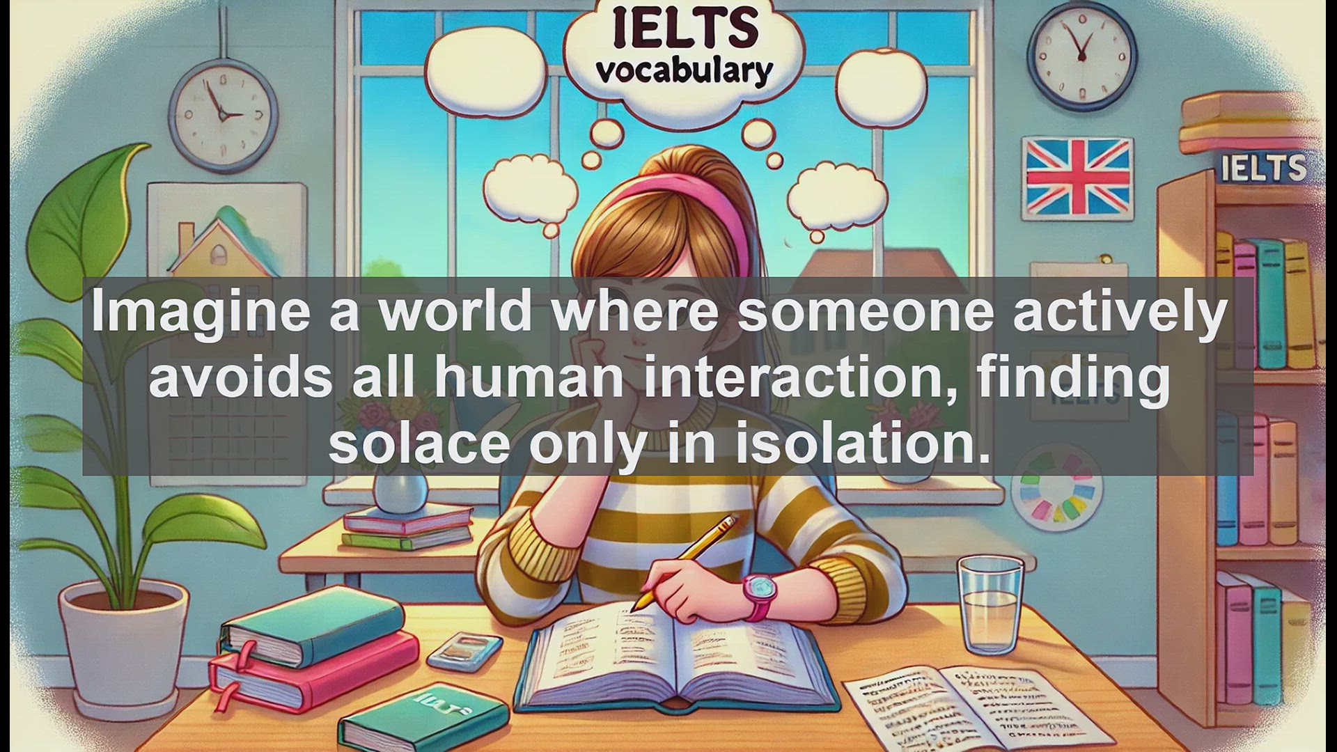 'Video thumbnail for 2000 Must Know IELTS 9.0 Vocabulary - IELTS Vocabulary: Understanding 'Misanthrope''