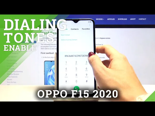 Video thumbnail for OPPO F15 2020 - How to Change Dial Pad Tones & MAnage Call Settings