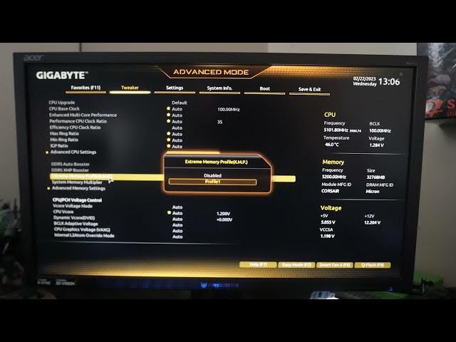 Video thumbnail for How To Enable XMP Profile Gigabyte Z790 Series Motherboard