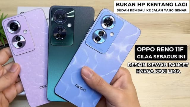 Video thumbnail for MEWAH DAN MURAH !! OPPO RENO 11F RESMI INDONESIA | SPESIFIKASI LENGKAP DAN HARGA