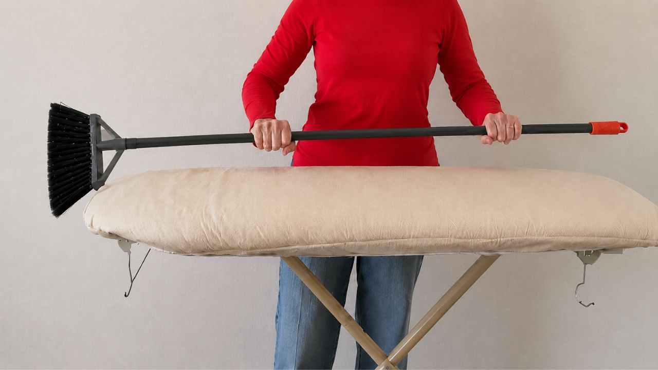 Video thumbnail for Lay A Broom On Your Ironing Board - This is Brilliant!