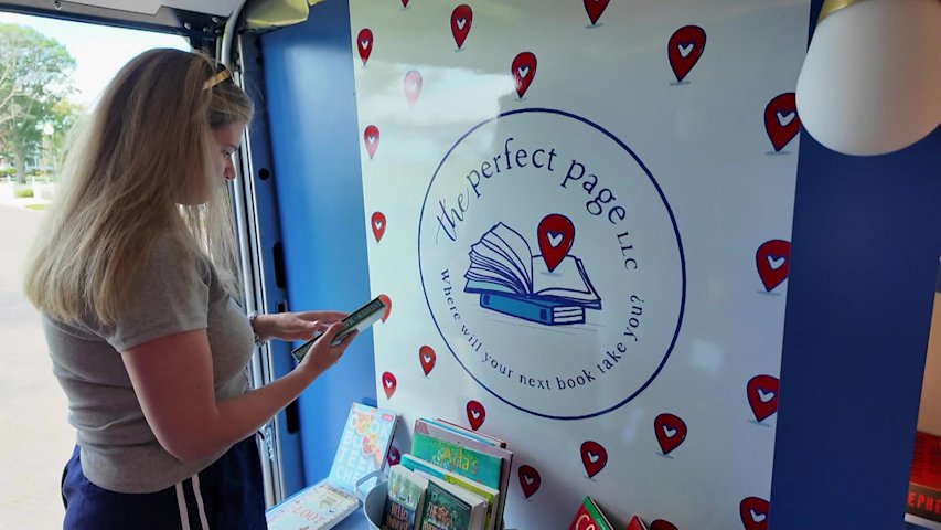 Video thumbnail for Made in Connecticut: This mobile bookstore brings "the Perfect Page" into the community