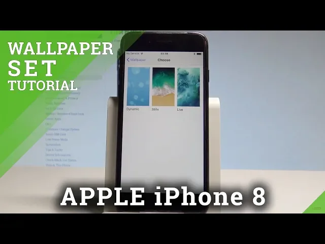 Video thumbnail for How to Set Wallpaper on iPhone 8 - Change Wallpaper in iOS |HardReset.Info