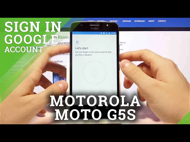 Video thumbnail for How to Add Google Account on MOTOROLA Moto G5S – Google User