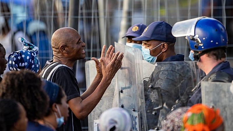 Video thumbnail for Undocumented foreigners seek safety as S.African anti-migrant marches intensify