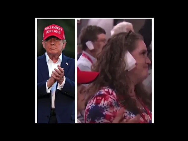 Video thumbnail for Trump's Fans Put on Fake Bandages to Honor Him