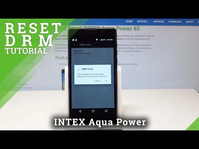 Video thumbnail for How to Reset DRM in INTEX Aqua Power 4G - Remove All Licenses
