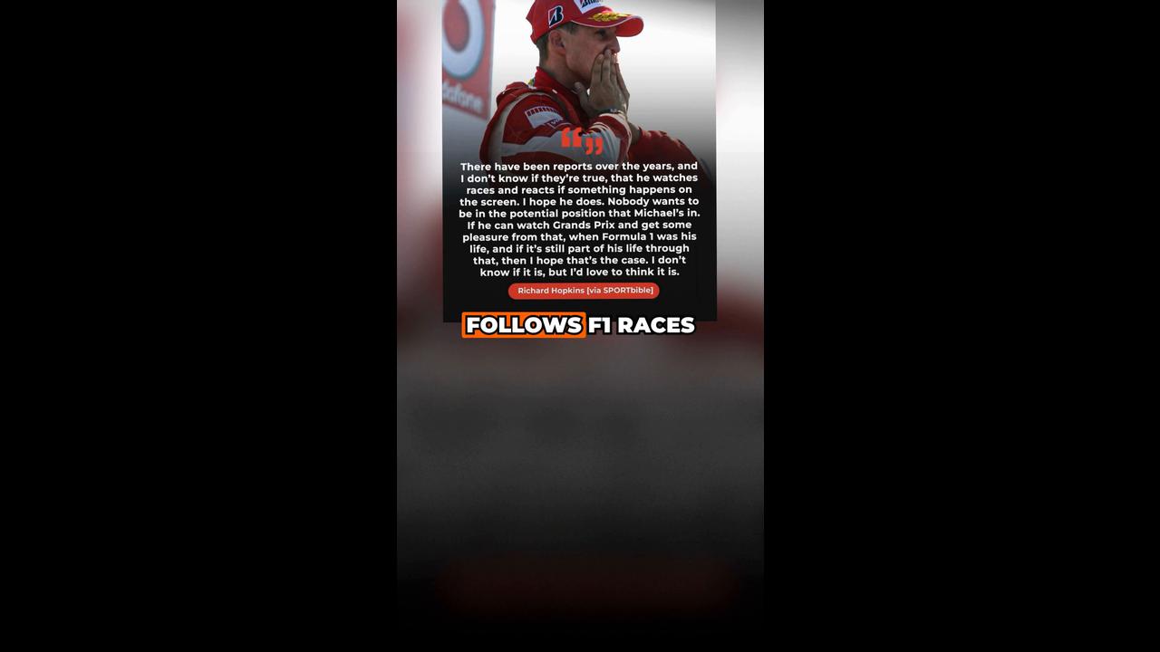 Video thumbnail for Michael Schumacher's close friend shares emotional message about his health condition ❤️