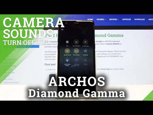 Video thumbnail for How to Mute Camera Shutter Sound in Archos Diamond Gamma – Manage Camera Sounds