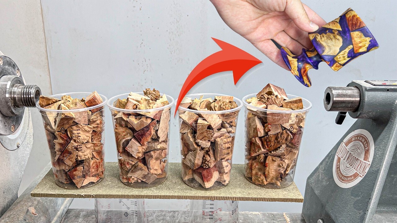 Video thumbnail for Woodturning - Shot Glasses