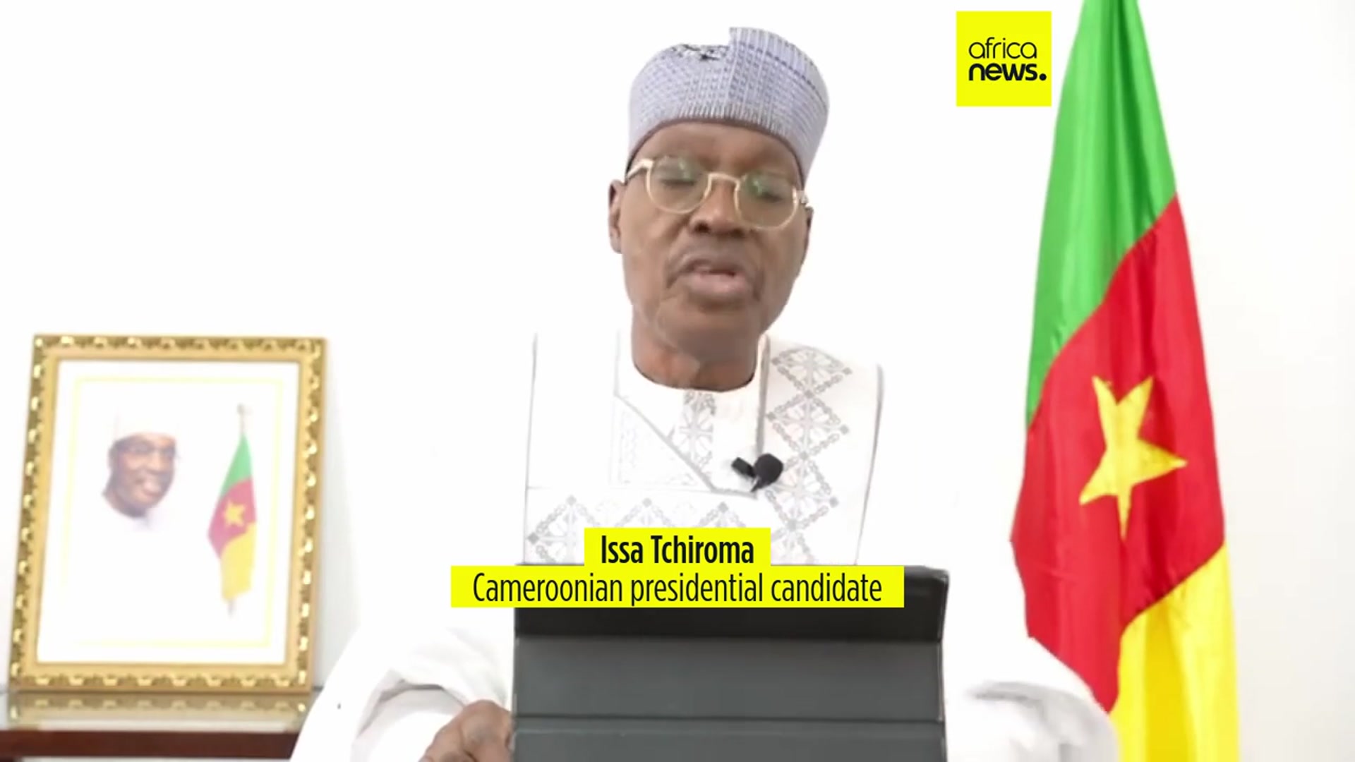 'Video thumbnail for Cameroon vote results imminent as Tchiroma insists he won'