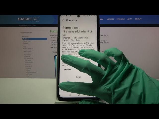Video thumbnail for How to Change Font Size in TCL 20 5G – Switch Display Size