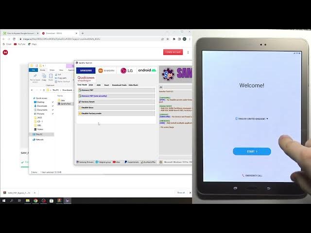 Video thumbnail for SAMSUNG Galaxy Tab S2 Bypass Google Verifaction 2023 | Unlock FRP New Free Method / Skip Google Lock