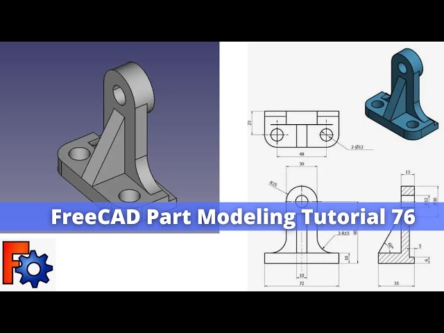 'Video thumbnail for FreeCAD Part Modeling Tutorial 76  | FreeCAD Tutorial | Mechnexus |'