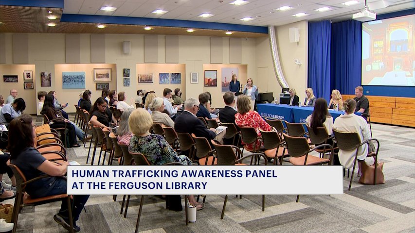 Video thumbnail for Human trafficking awareness panel held at the Ferguson Library