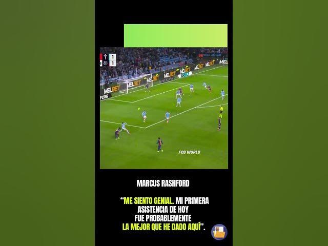 Video thumbnail for 🅰️⚽️ Para Marcus Rashford, esta es la mejor asistencia que ha dado en el Barça.