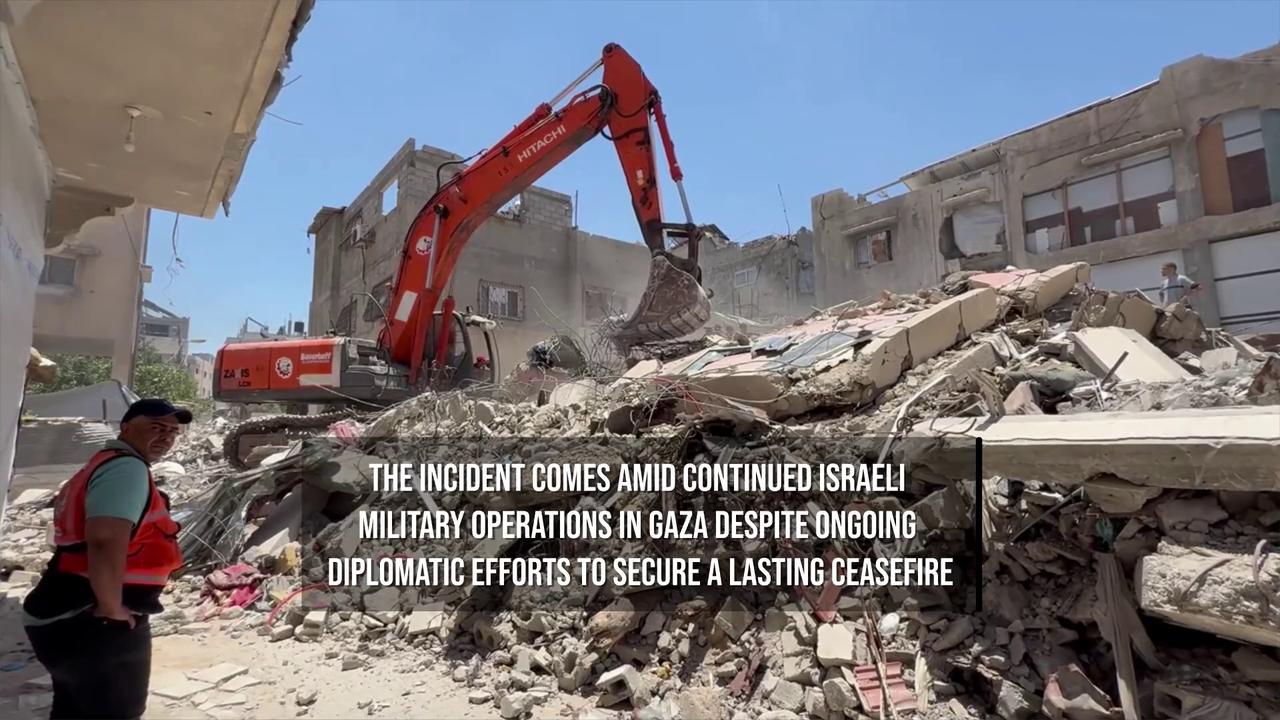 Video thumbnail for Israeli Airstrike Kills Family of Six in Gaza City.