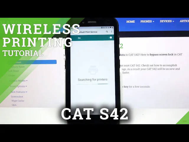 Video thumbnail for How to Connect Cat S42 to Printer - Printing Settings