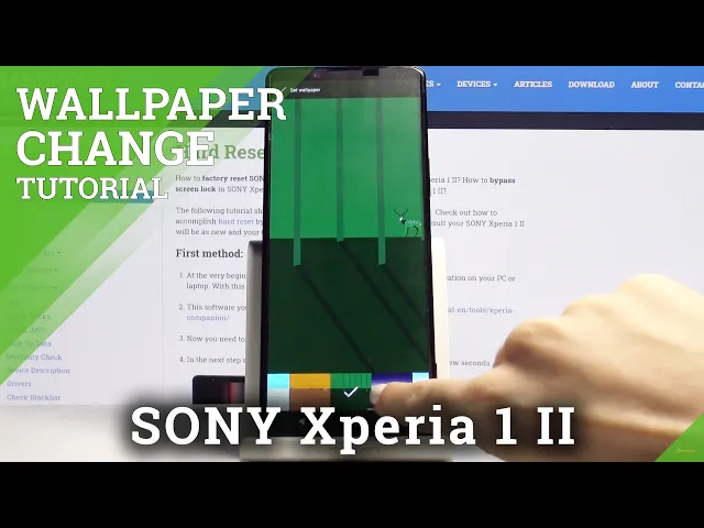 Video thumbnail for How to Change Wallpaper in SONY Xperia 1 II – Customize Wallpaper