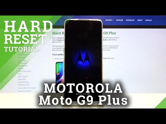 Video thumbnail for How to Hard Reset MOTOROLA G9 Plus – Wipe Data by Recovery Mode | Screen Lock Removal