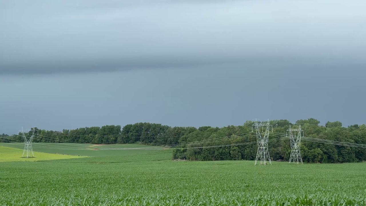 Video thumbnail for US: Storm Clouds Approach North Chili Amid Tornado Warning.