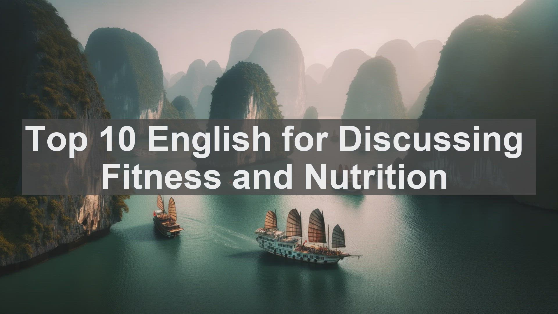 'Video thumbnail for Top 10 English for Discussing Fitness and Nutrition'