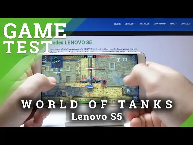 Video thumbnail for WORLD OF TANKS on LENOVO S5 - WOT Settings / Game Test