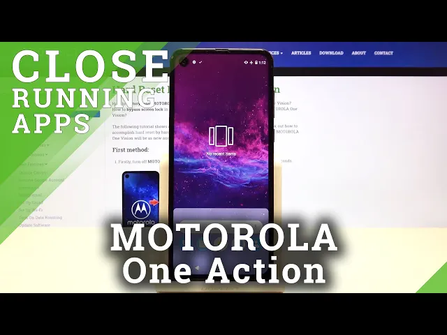 Video thumbnail for How to Deactivate Running Apps in MOTOROLA One Action – Turn Off Background Apps
