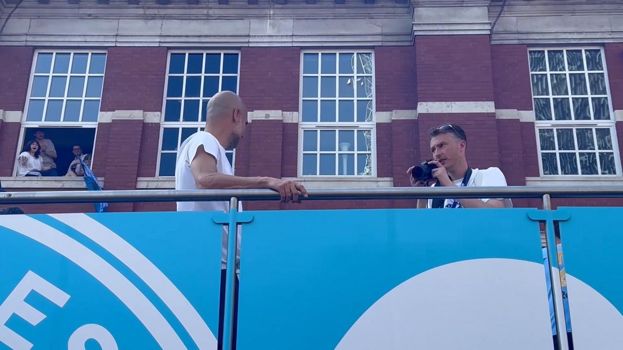 Video thumbnail for US: Manchester City celebrates Women’s Super League trophy.