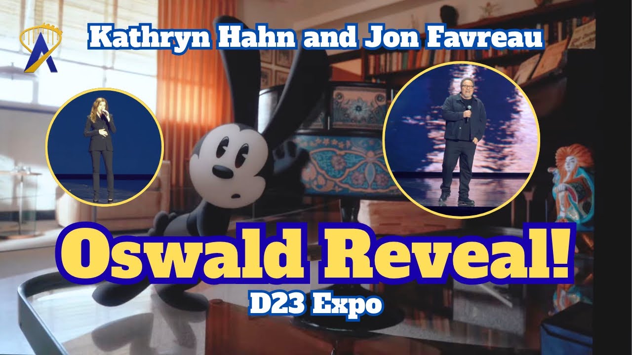 Video thumbnail for Kathryn Hahn Introduces Jon Favreau's Oswald at D23!