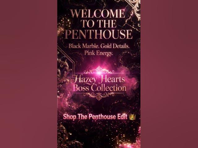 Video thumbnail for WELCOME TO THE PENTHOUSE 👑 | Black Marble. Gold Details. Pink Energy. | Obsidian Penthouse