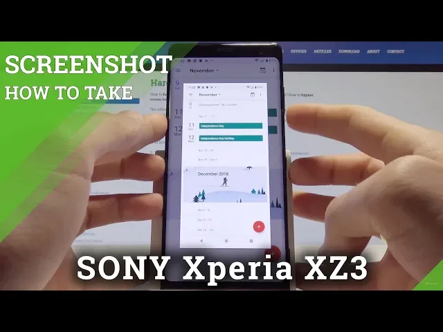 Video thumbnail for SONY Xperia XZ3 SCREENSHOT / How to Capture Screen