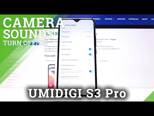 Video thumbnail for How to Manage Camera Shutter Sound in UMIDIGI S3 Pro – Find Shutter Sound Options