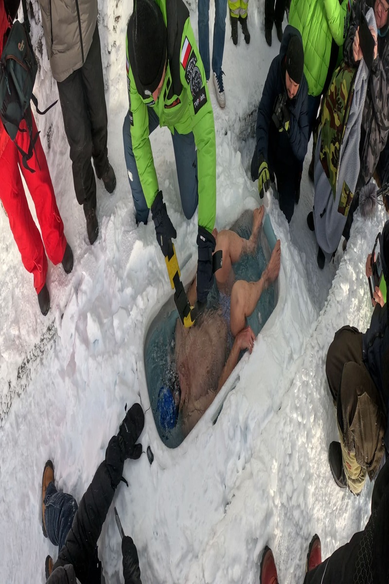 Video thumbnail for Stanisław Odbieżałek Longest Time Breath Held Voluntarily Under Ice Water
