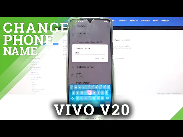 Video thumbnail for How to Change Device Name on VIVO V20 – Rename