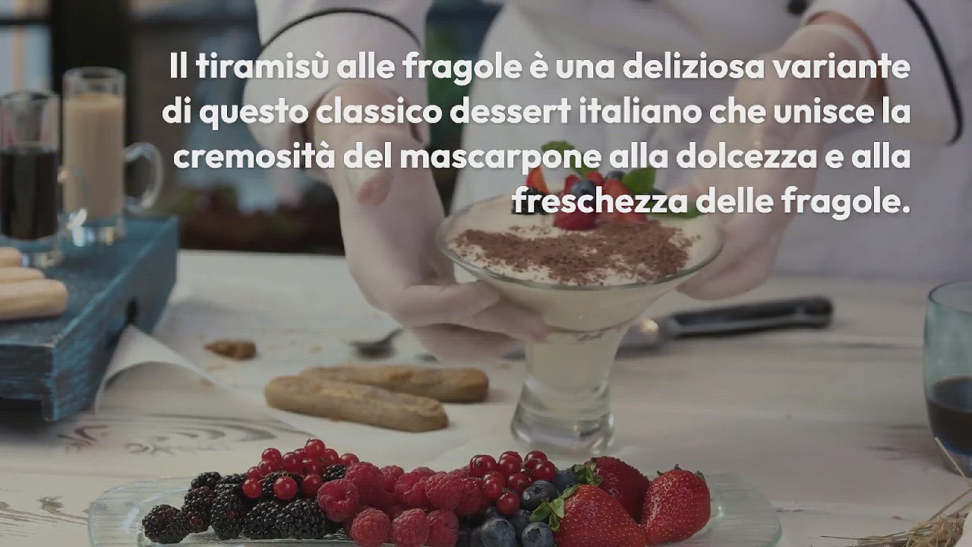 Video thumbnail for RICETTA DEL TIRAMISÙ ALLE FRAGOLE