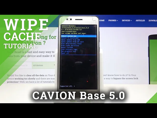 Video thumbnail for How to Wipe Cache in CAVION Base 5.0 – Clear Cache Partition