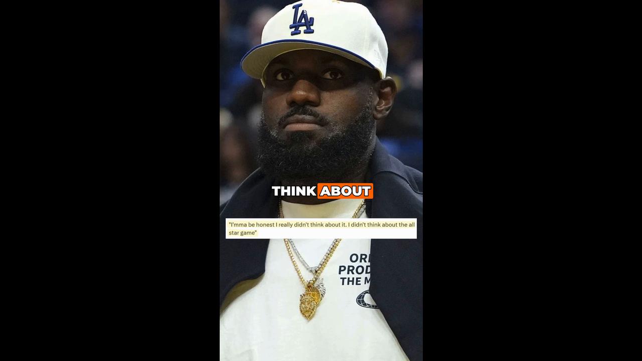 Video thumbnail for LeBron on All-Star Selection: “Didn’t Think About It”