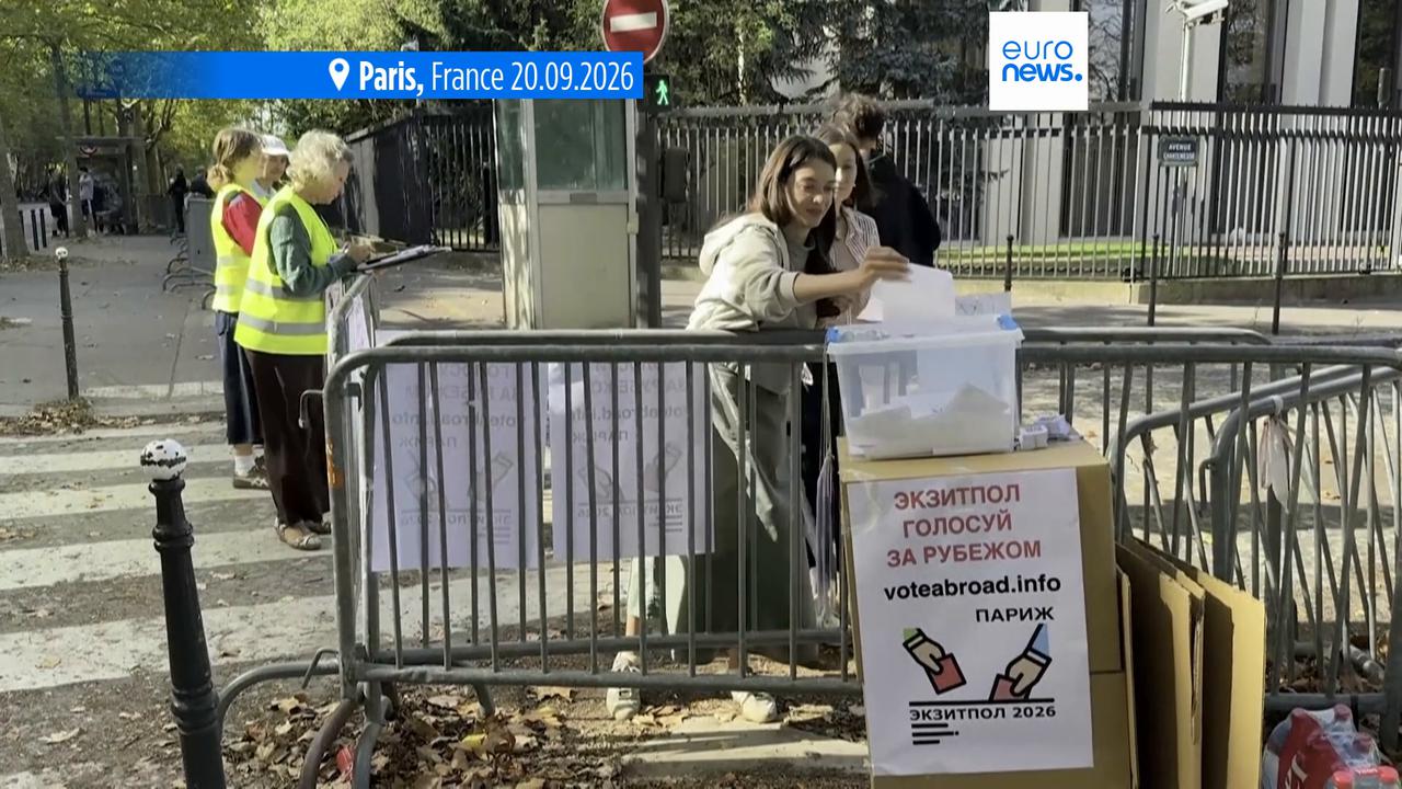 Video thumbnail for Russians abroad voted eight to one against Putin's party, defying official results