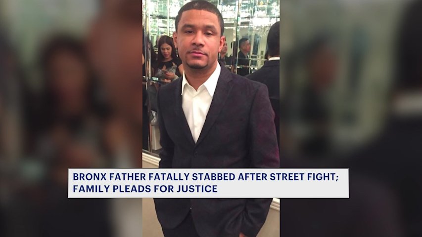 Video thumbnail for Bronx father fatally stabbed after street fight; family pleads for justice
