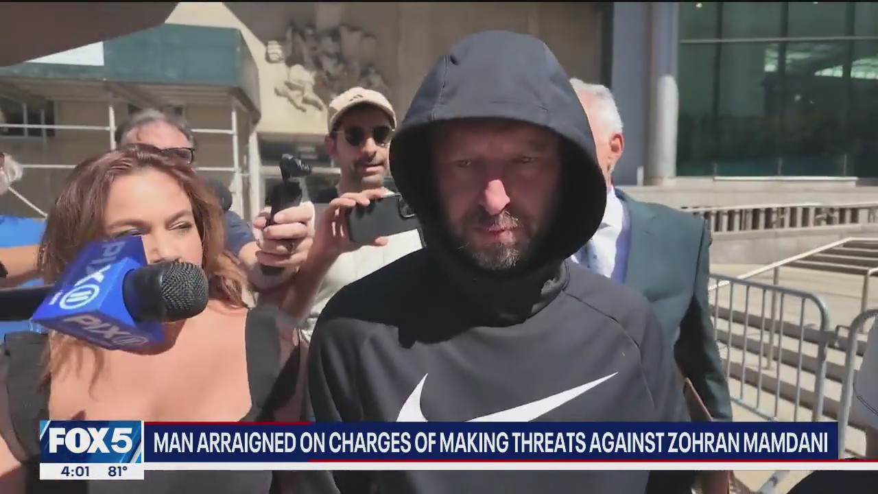 Video thumbnail for Texas man arraigned for alleged threats against Mamdani; UNGA security preparations | FOX 5 News Block