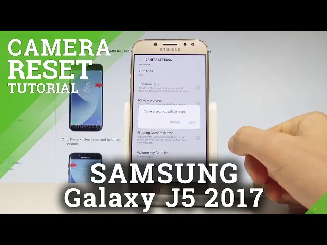 Video thumbnail for How to Reset Camera on SAMSUNG Galaxy J5 2017 - Fix Camera Settings
