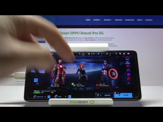 Video thumbnail for Marvel Future Fight Gaming Performance on OPPO Reno6 Pro 5G – Gameplay / FPS / Crashes / Lags