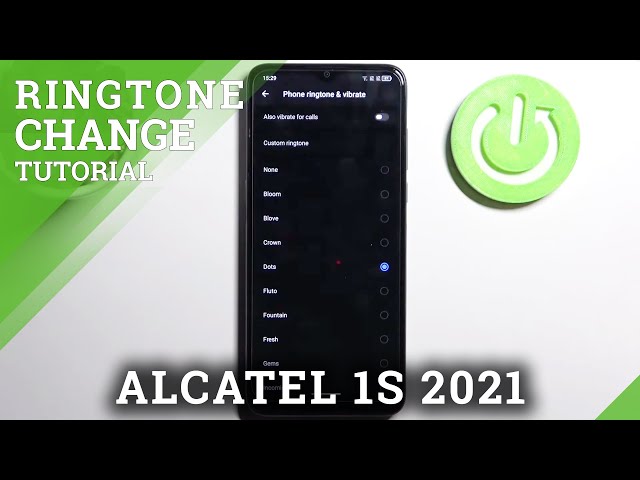 Video thumbnail for How to Change Ringtone in Alcatel 1S 2021  – Find Ringtone List