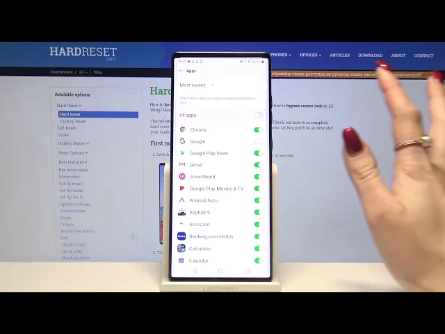 Video thumbnail for How to Manage Notifications – Customize Notification Settings on LG Wing