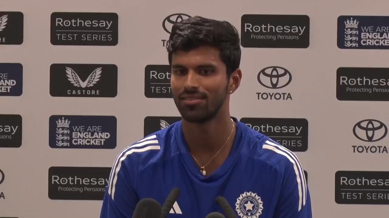 'Video thumbnail for 'We are sitting pretty' - Washington Sundar as Lord's Test sits on a knife edge'