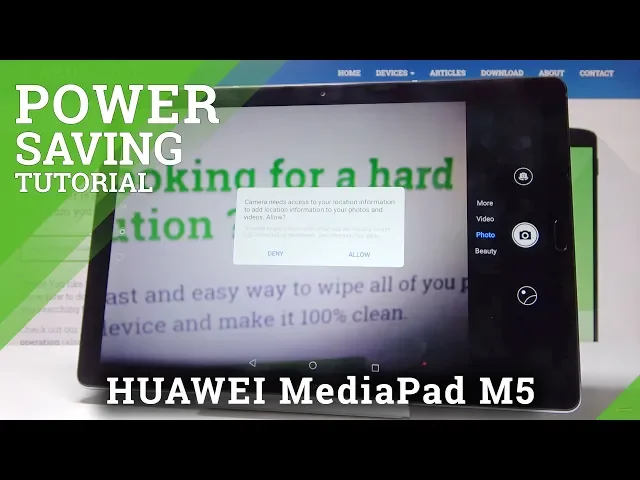 Video thumbnail for How to Enable Power Saving Mode in HUAWEI MediaPad M5 - Low Power Solution