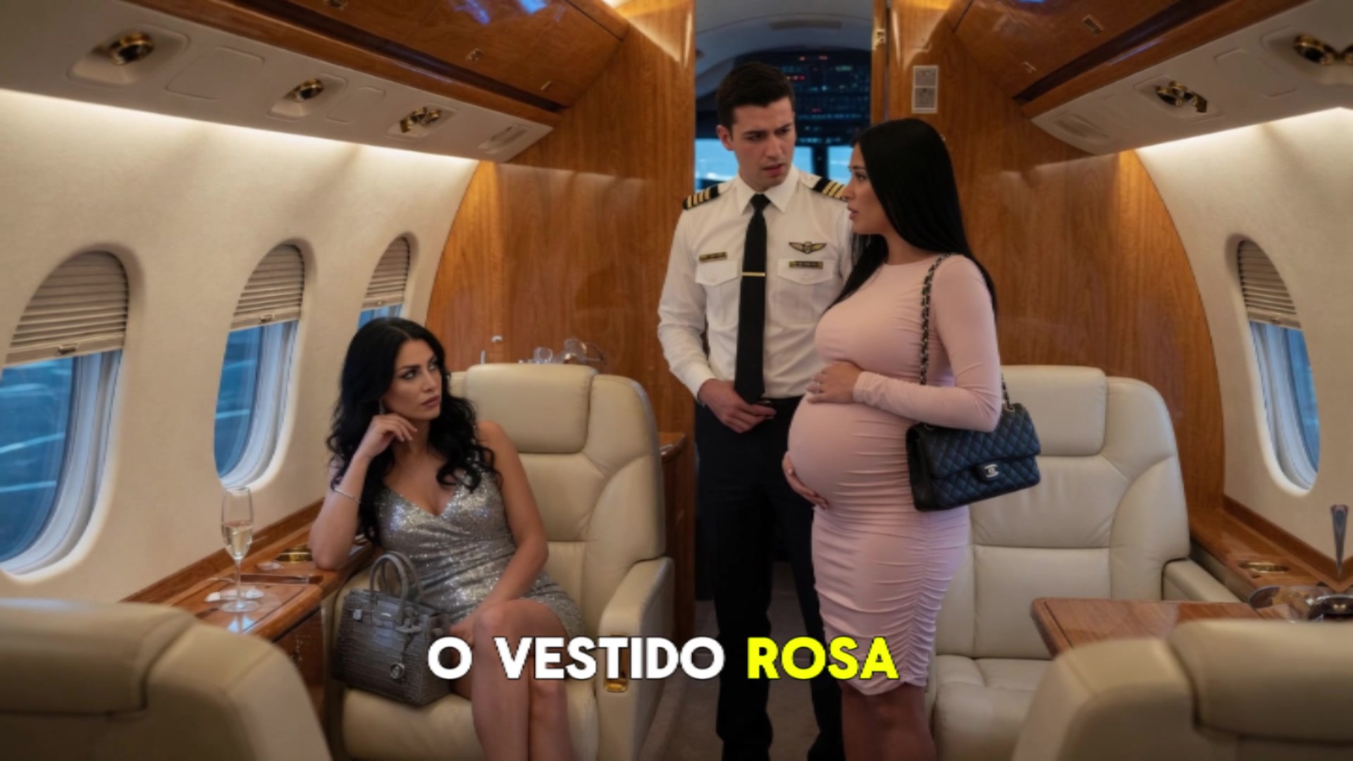 Video thumbnail for GRÁVIDA É HUMILHADA EM JATINHO DE LUXO… MAS SUA RESPOSTA DEIXA TODOS EM SILÊNCIO!
