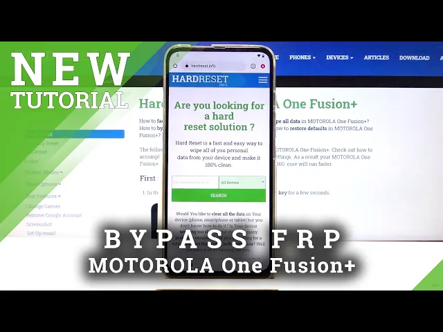 Video thumbnail for How to Bypass Google Account in MOTOROLA One Fusion+ - Remove Factory Reset Protection