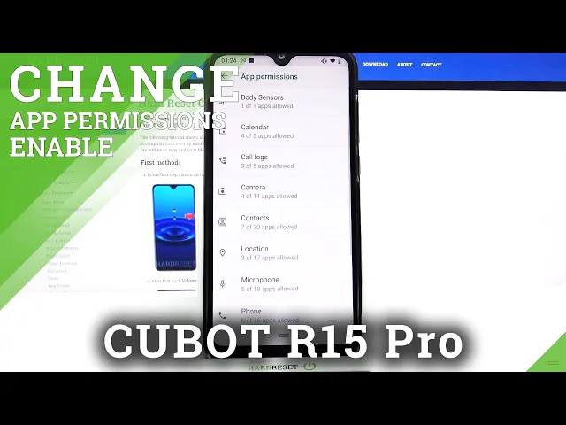 Video thumbnail for Choose Apps Permissions - CUBOT R15 Pro & Programs Settings